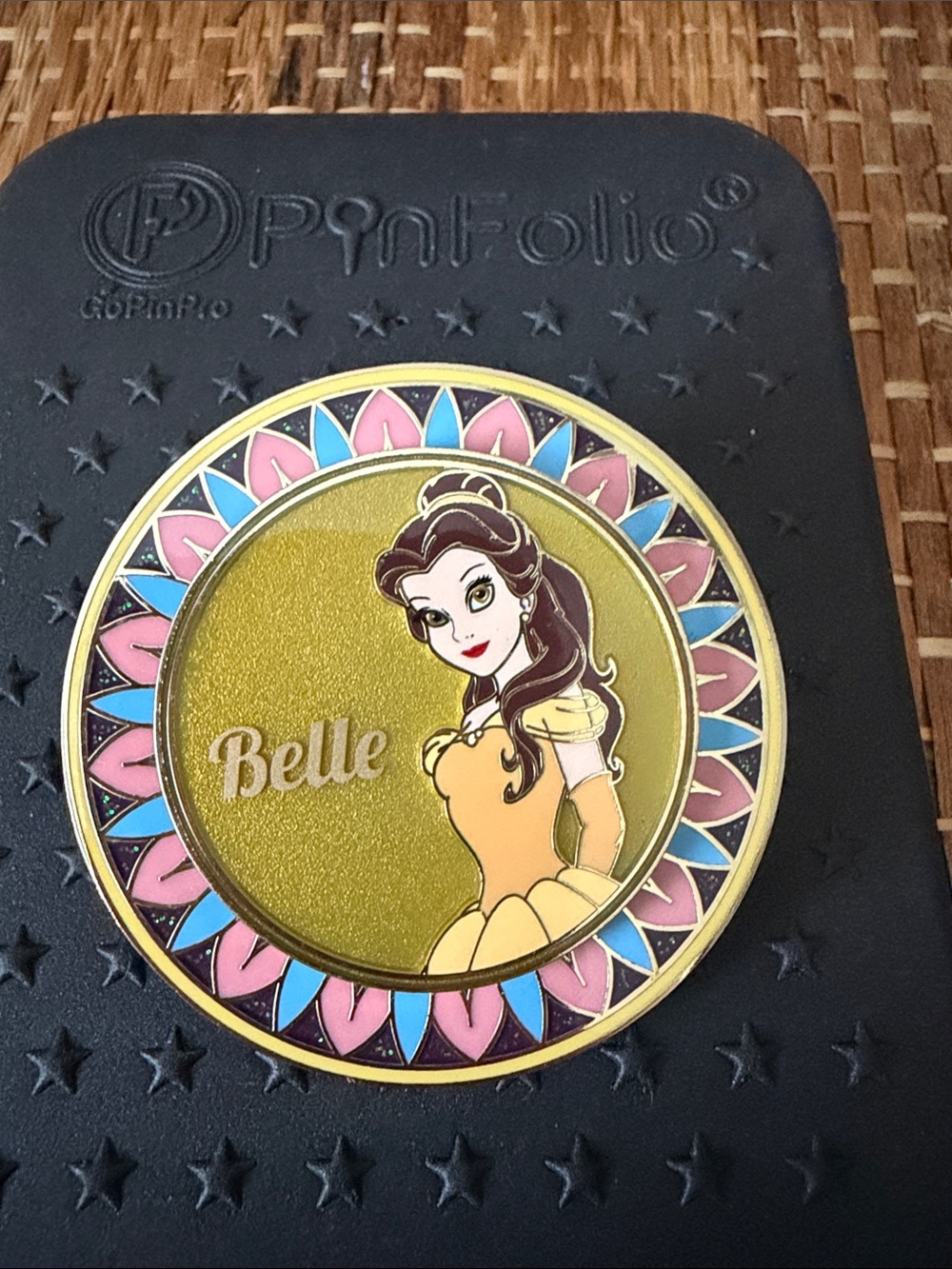 Disney Belle Dining Plate Spinner Pin from the BoxLunch Exclusive